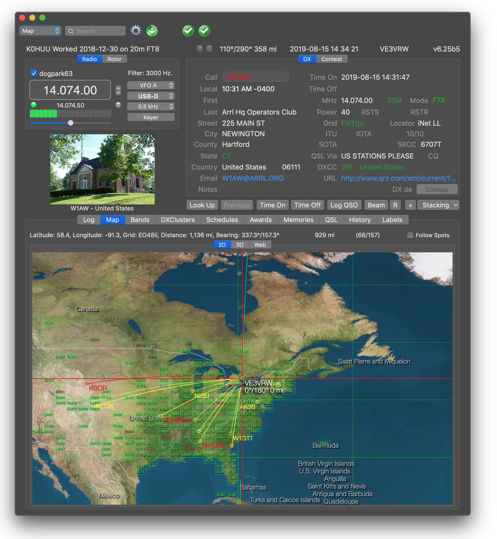 electronic ham radio logbook